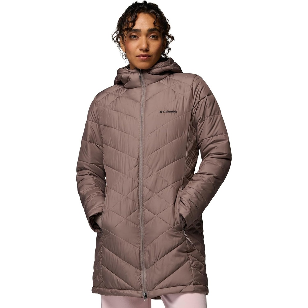 image:imageColumbia Damen First Generation Heavenly Long Hooded Jacket Heavenly Long Hooded Jacket 1er PackIron