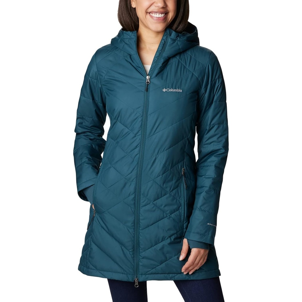 image:imageColumbia Damen First Generation Heavenly Long Hooded Jacket Heavenly Long Hooded Jacket 1er PackNight Wave