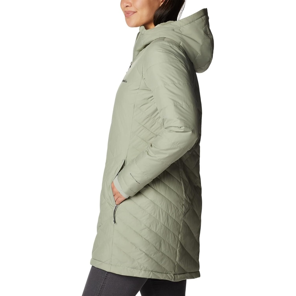 image:imageColumbia Damen First Generation Heavenly Long Hooded Jacket Heavenly Long Hooded Jacket 1er PackSafari