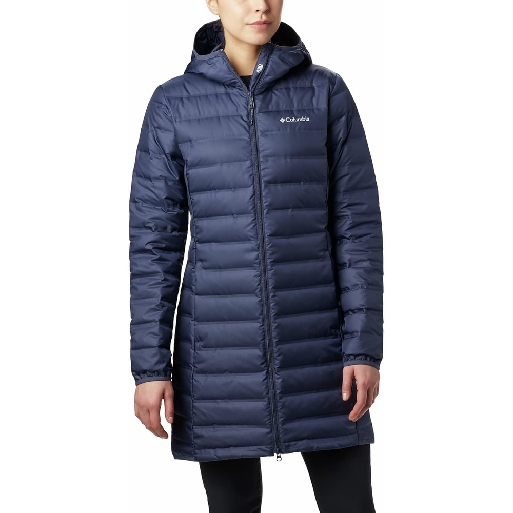 image:imageColumbia Damen Lake 22 Down Long Hooded JacketNacht