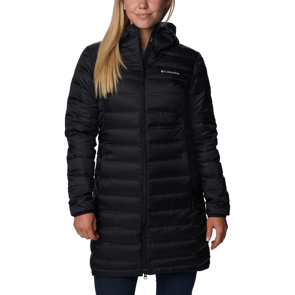 image:imageColumbia Damen Lake 22 Lange Daunenjacke Mit KapuzeSchwarz