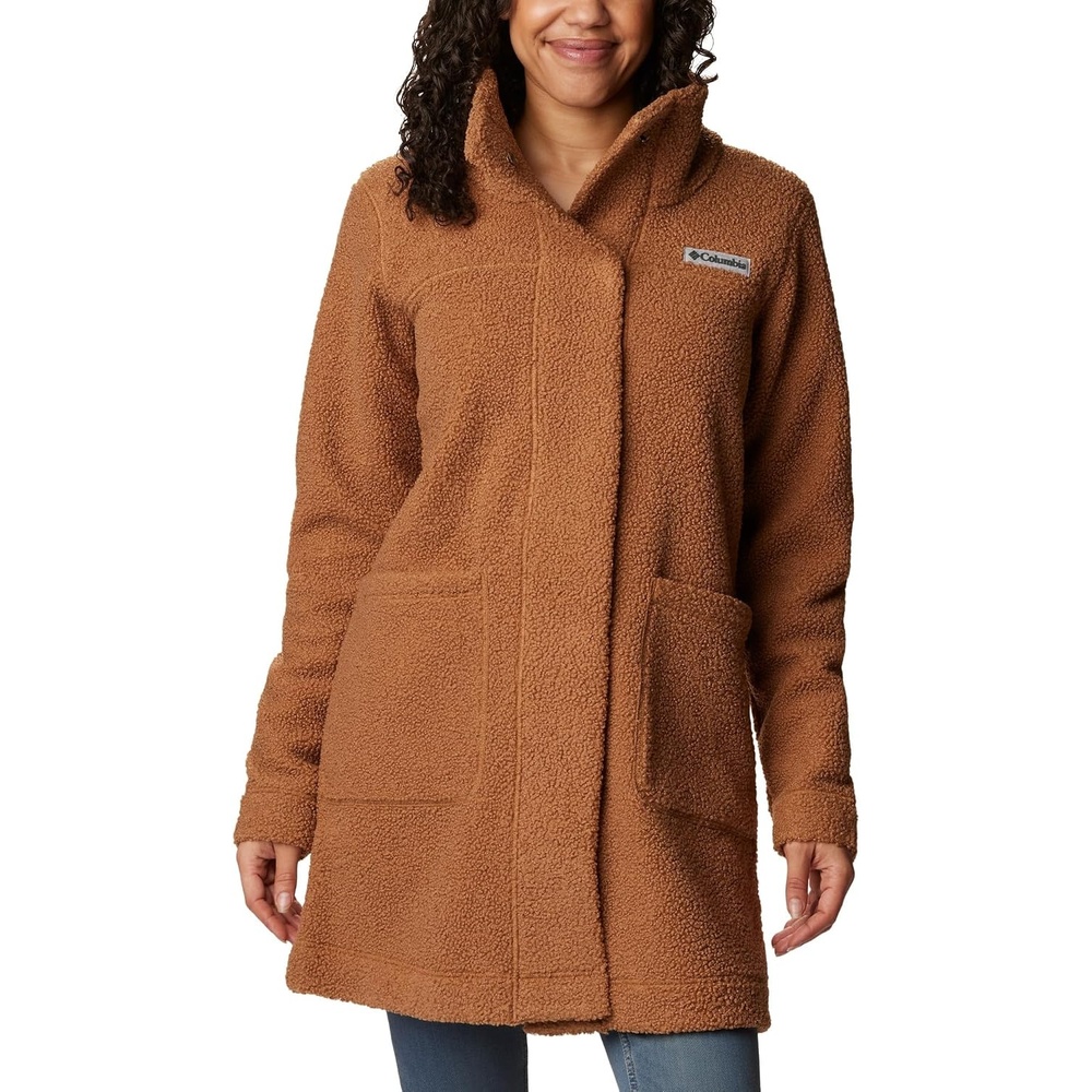 image:imageColumbia Damen Panorama Long Jacket WinterjackeCamel Brown