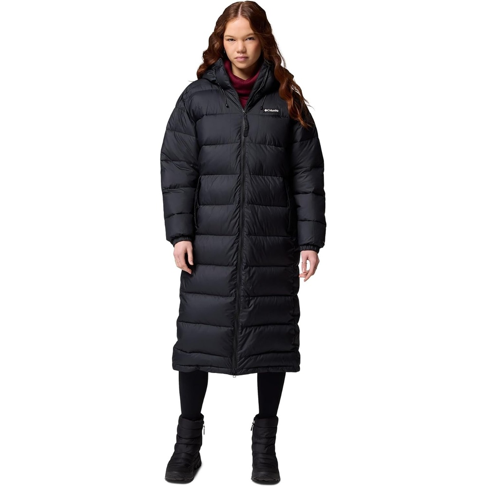 image:imageColumbia Damen Pike Lake 3 Long Jacket Pufferjacke mit Kapuze 1er PackSchwarz