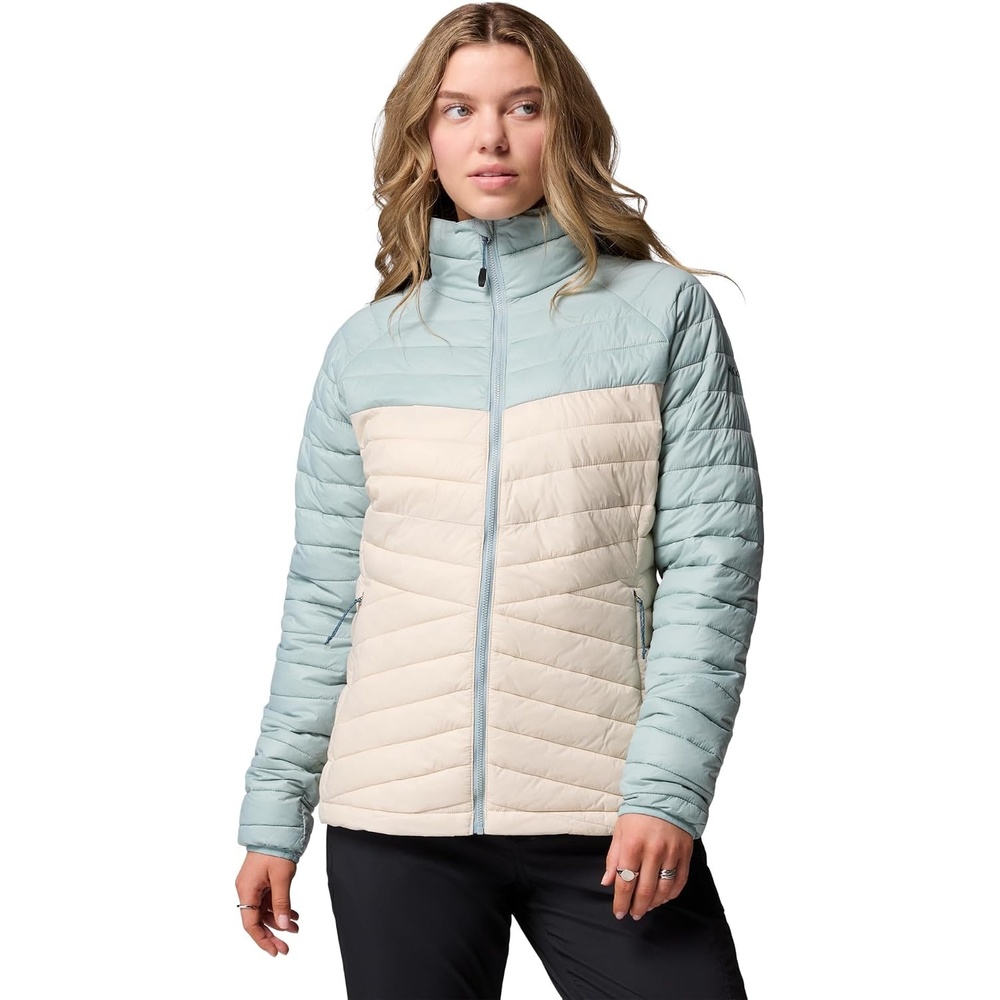 image:imageColumbia Damen Powder Pass Jacket Pufferjacke 1er PackDark Stone Crushed Blue