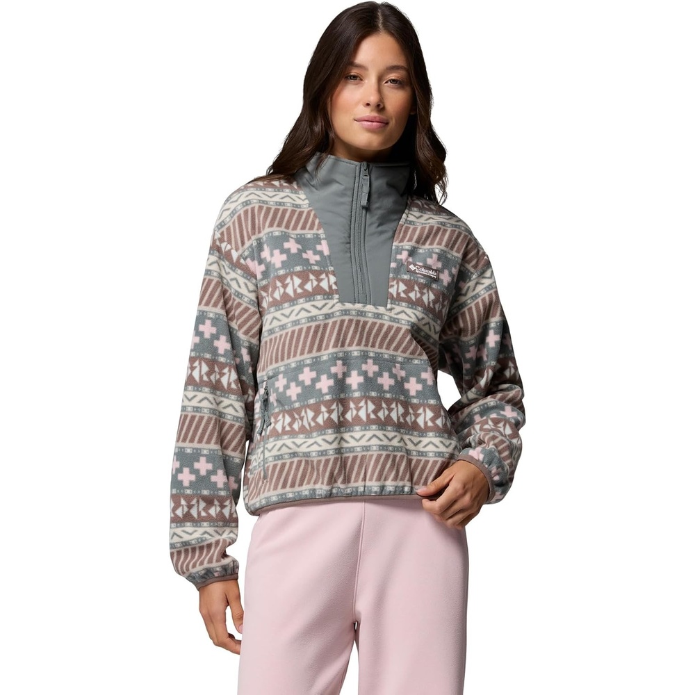 image:imageColumbia Damen Sequoia Grove 2 Printed Half Zip Fleeceberzug 1er PackIron Wizard Island