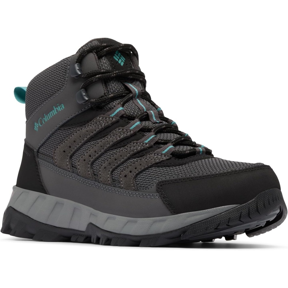 image:imageColumbia Damen Strata Trail Mid Waterproof WanderschuhDunkelgrau Blaugrn