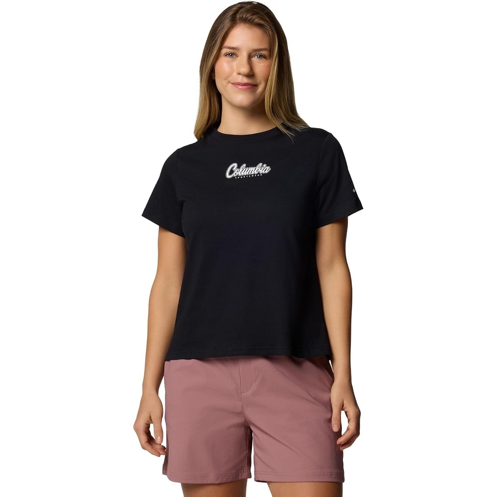 image:imageColumbia Damen tShirts 1er PackSchwarzSchriftzug