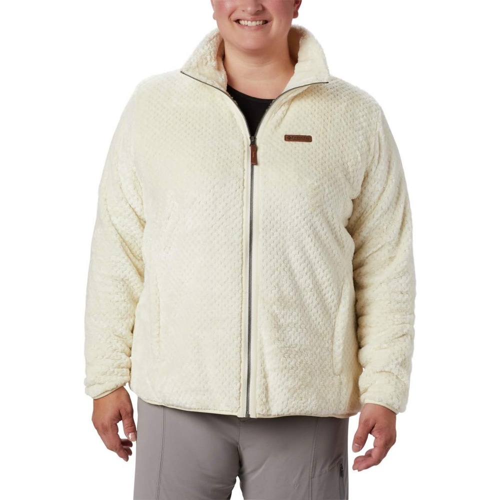 image:imageColumbia Fire Side II Sherpa Full Zip Fleecejacke mit durchgehendem Reiverschluss fr DamenChalk