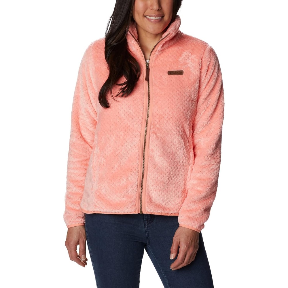 image:imageColumbia Fire Side II Sherpa Full Zip  Fleecejacke mit durchgehendem Reiverschluss fr DamenCoral Reef