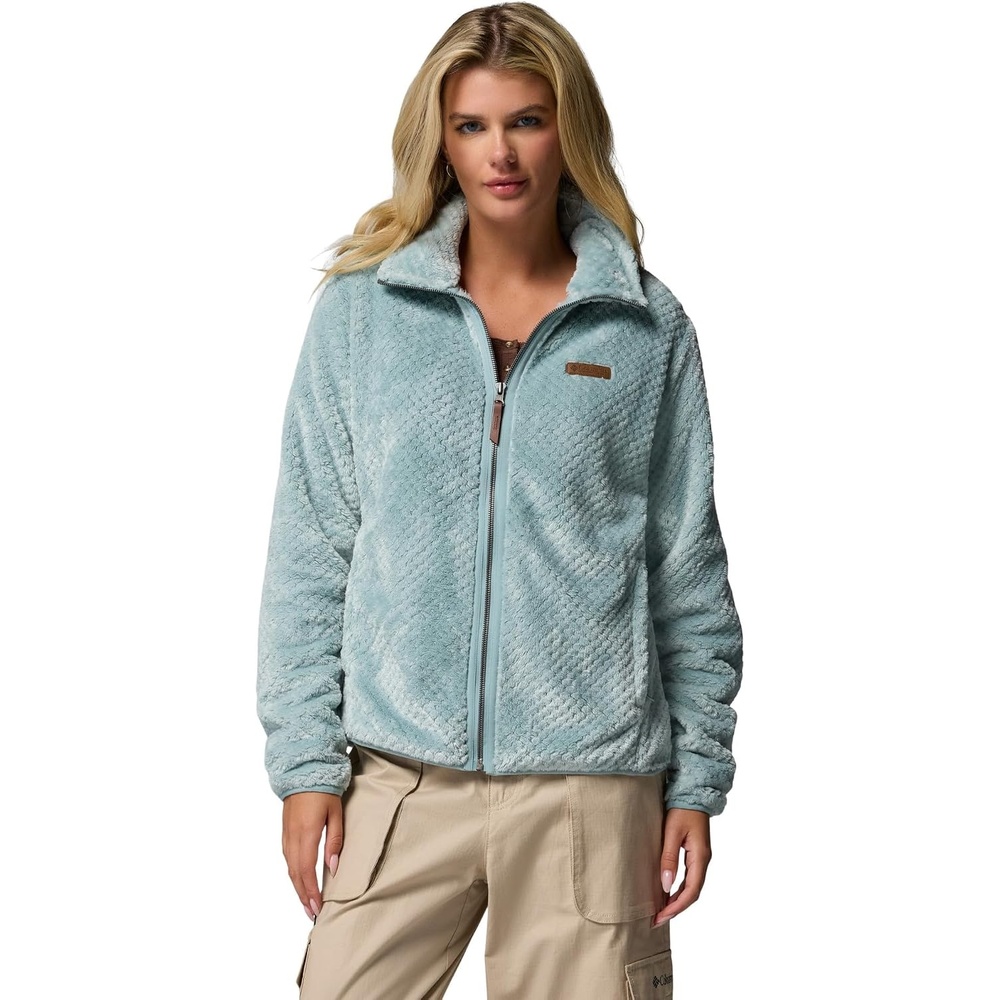 image:imageColumbia Fire Side II Sherpa Full Zip  Fleecejacke mit durchgehendem Reiverschluss fr DamenCrushed Blue
