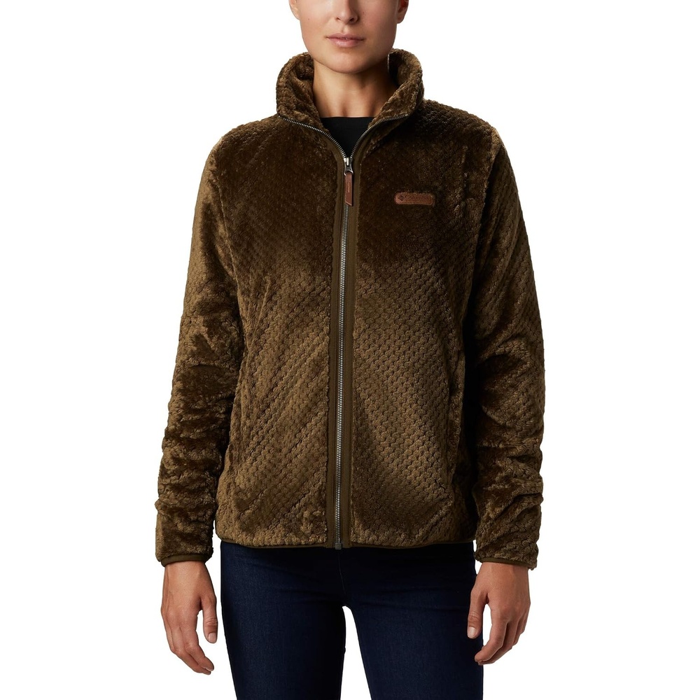 image:imageColumbia Fire Side II Sherpa Full Zip Fleecejacke mit durchgehendem Reiverschluss fr DamenOlive Green