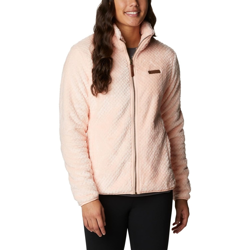 image:imageColumbia Fire Side II Sherpa Full Zip Fleecejacke mit durchgehendem Reiverschluss fr DamenPfirsichblte