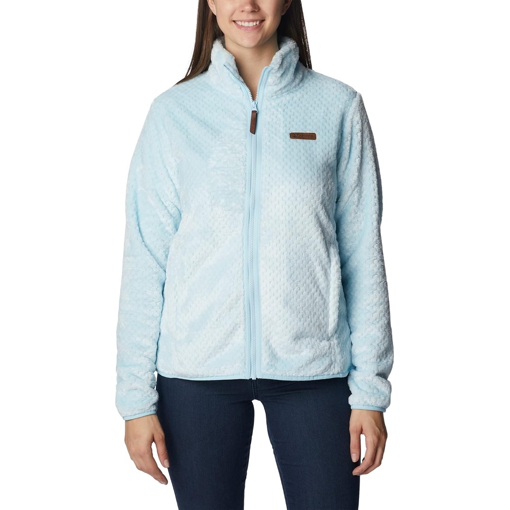 image:imageColumbia Fire Side II Sherpa Full Zip Fleecejacke mit durchgehendem Reiverschluss fr DamenSpring Blue