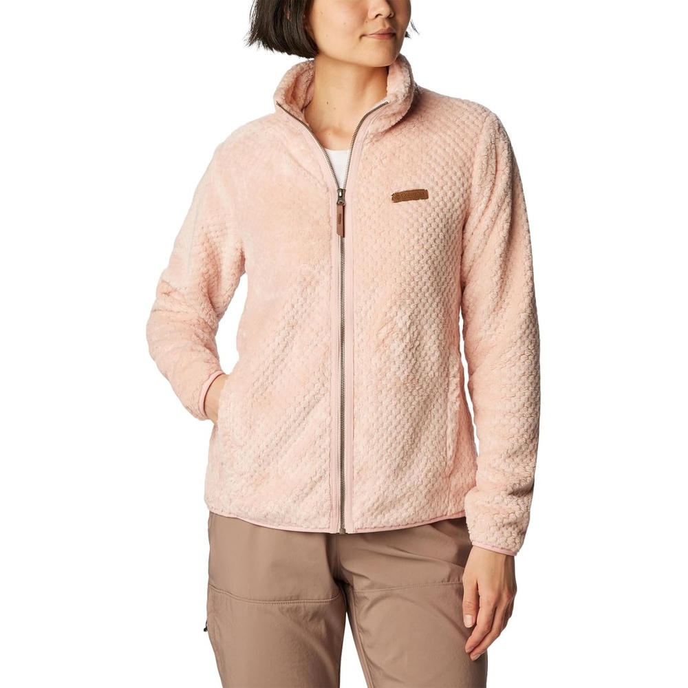 image:imageColumbia Fire Side II Sherpa Full Zip Fleecejacke mit durchgehendem Reiverschluss fr Damenrosa dusty pink