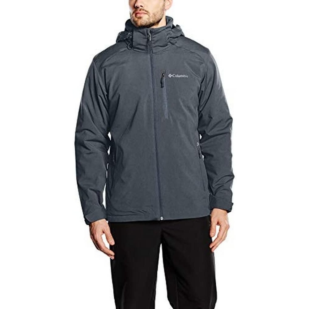 image:imageColumbia Gate Racer SoftshellJacke fr HerrenGraphite HeatherBlack