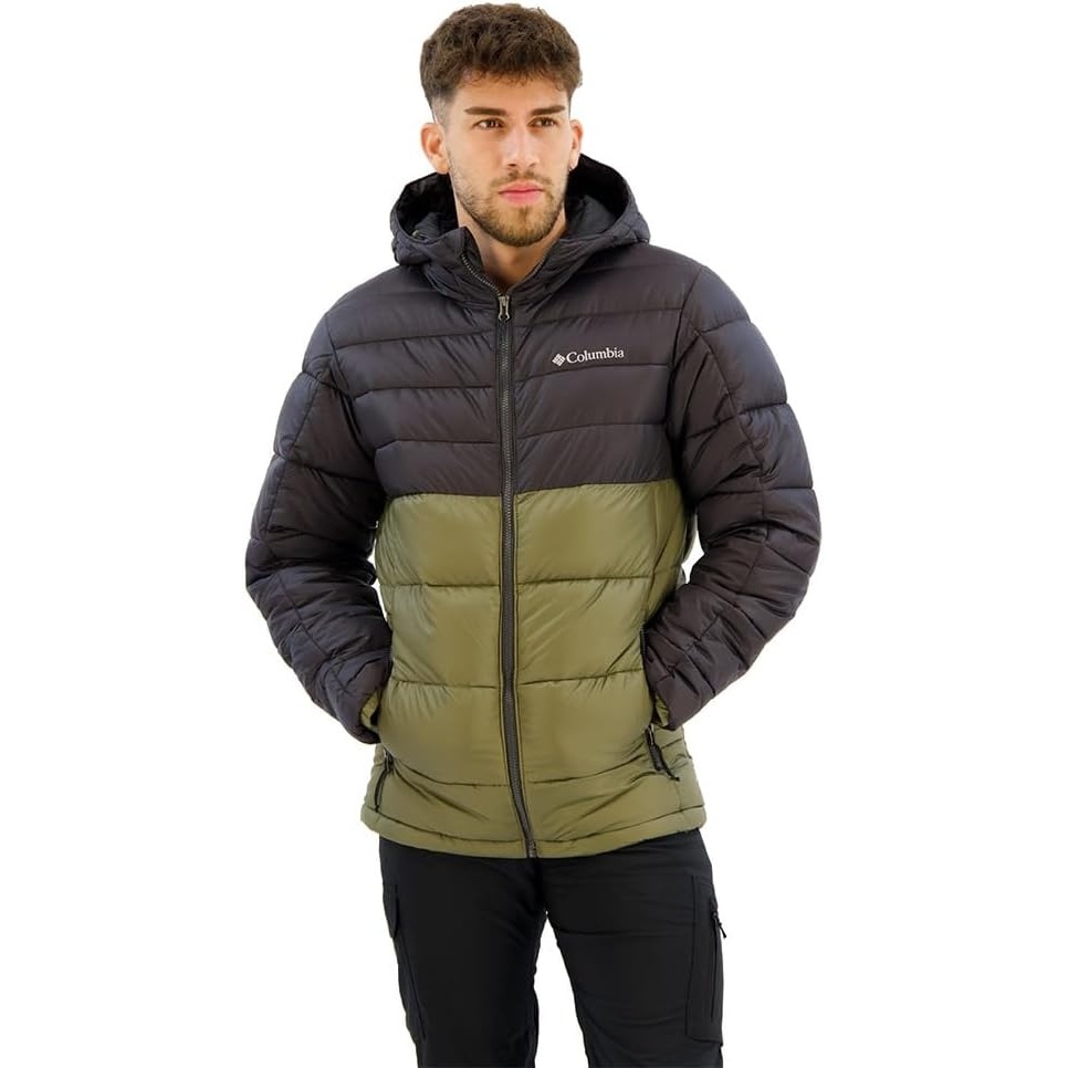 image:imageColumbia Herren Buck Butte 2 Insulated Hooded Jacket Pufferjacke mit Kapuze 1er PackStone Green  Shark