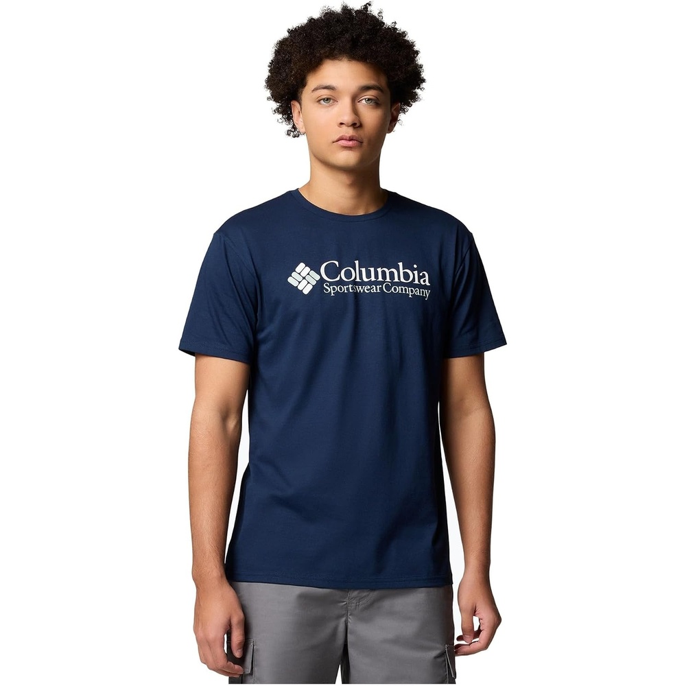 image:imageColumbia Herren CSC Basic Logo Short Sleeve Kurzrmeliges TShirt 1er PackCollegiate NavyCsc Retro Logo