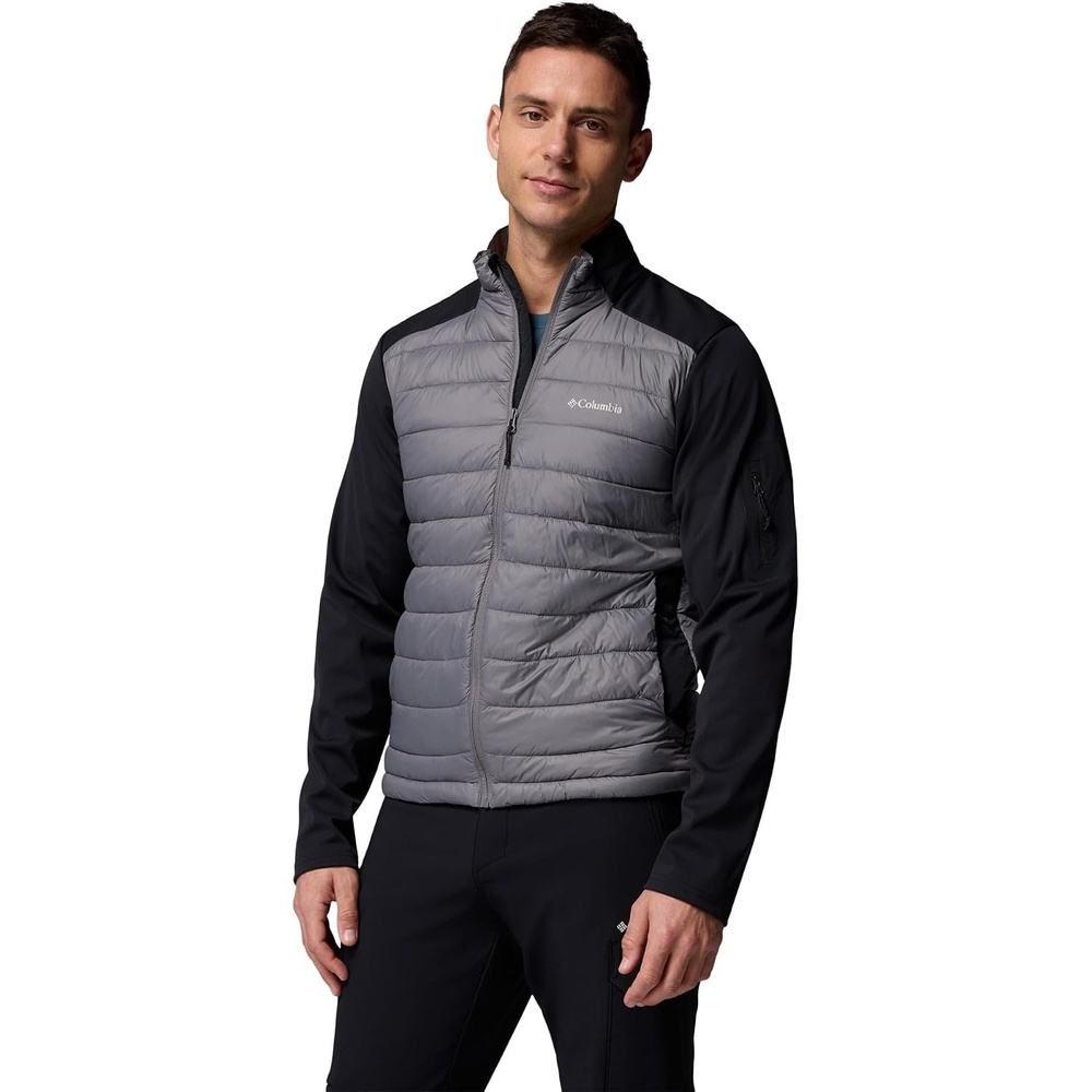 image:imageColumbia Herren Columbia Tech Hybrid Softshell SoftshellJacke 1er PackCity Grey Black