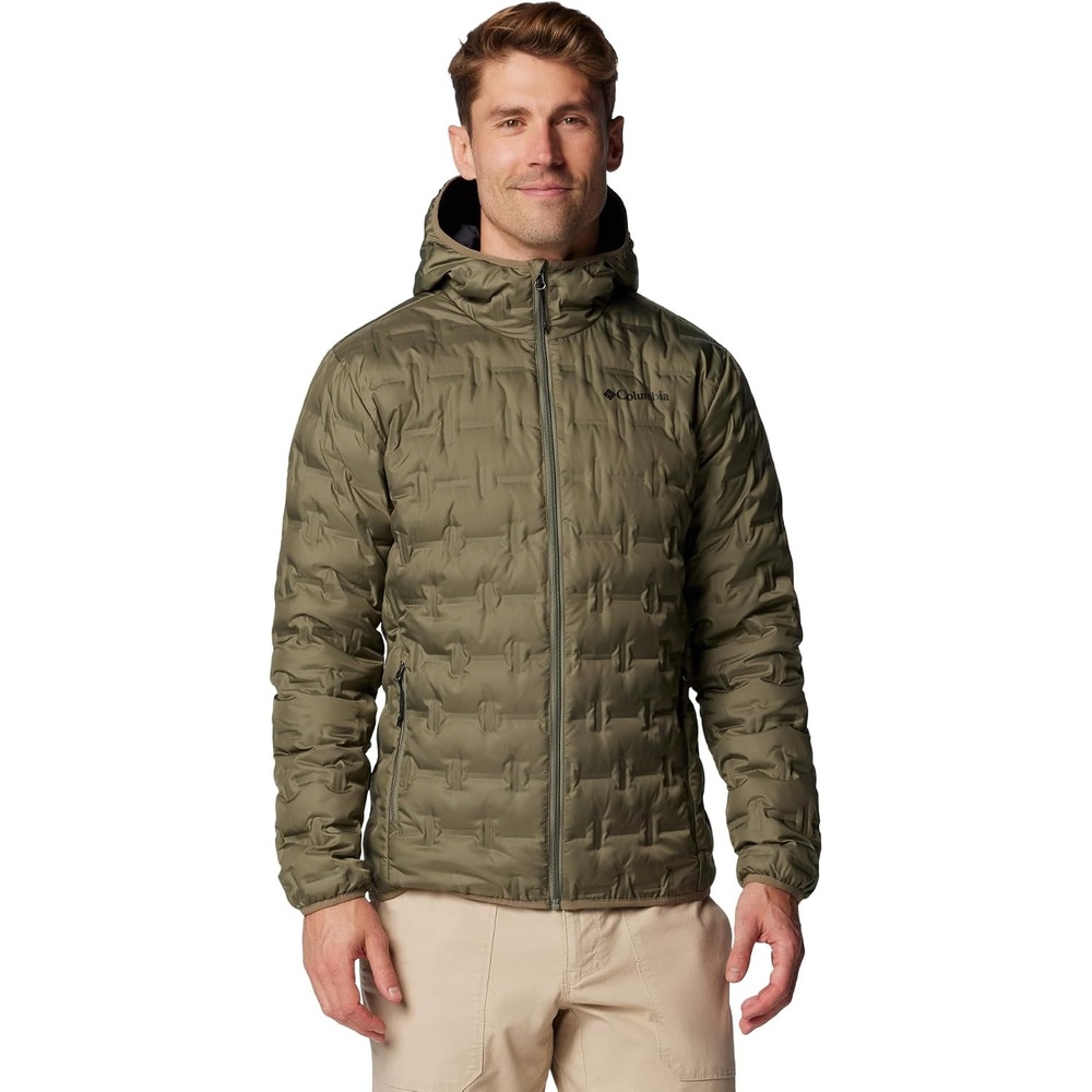 image:imageColumbia Herren Delta Ridge II Down Hooded Jacket Daunenjacke mit Kapuze 1er PackStone Green