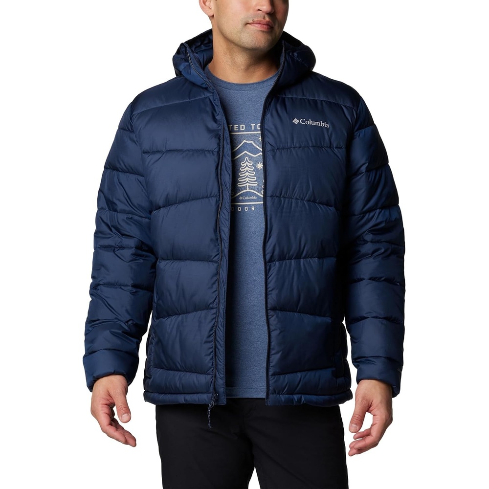 image:imageColumbia Herren Fivemile Butte II Hooded Jacket Pufferjacke mit Kapuze 1er PackCollegiate Navy