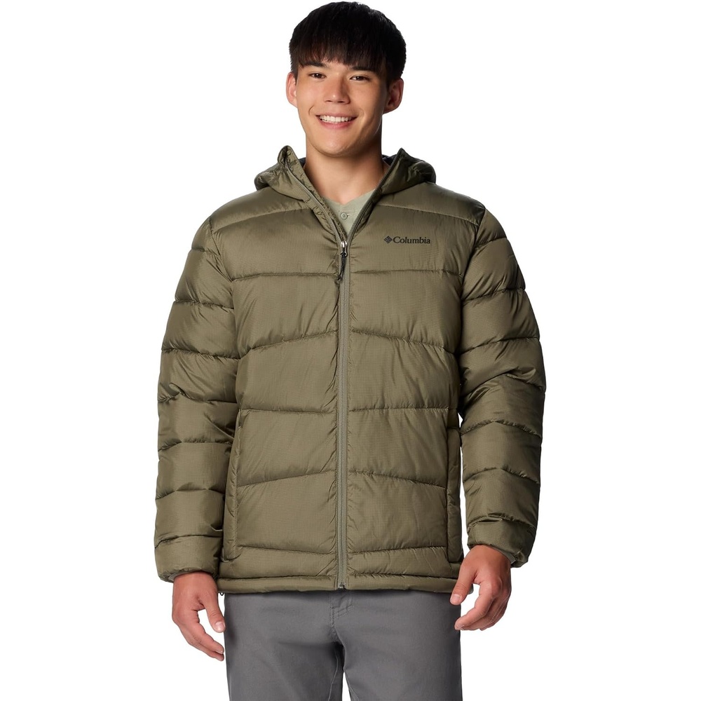 image:imageColumbia Herren Fivemile Butte II Hooded Jacket Pufferjacke mit Kapuze 1er PackStone Green