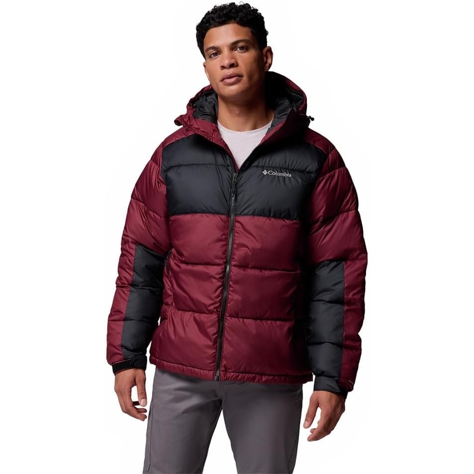 image:imageColumbia Herren Pike Lake Geftterte KapuzenjackeRich Wine Schwarz