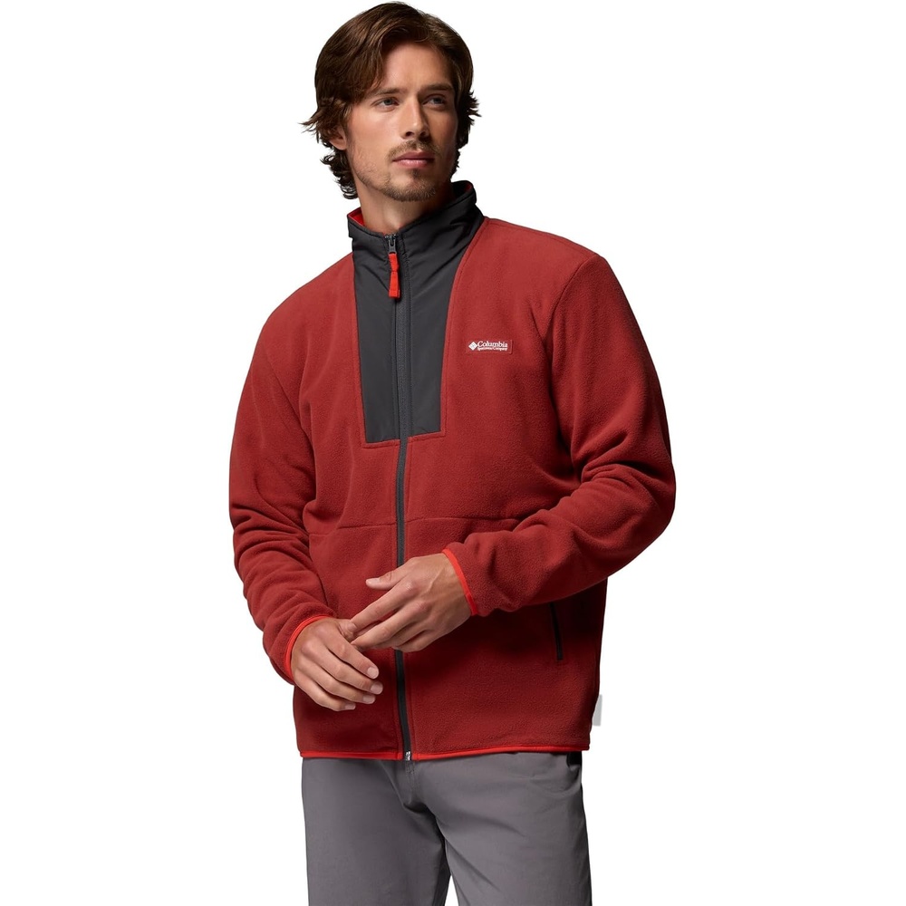image:imageColumbia Herren Sequoia Grove Ii Full Zip Fleece Full Zip Fleece Jacket 1er PackRed OxideShark