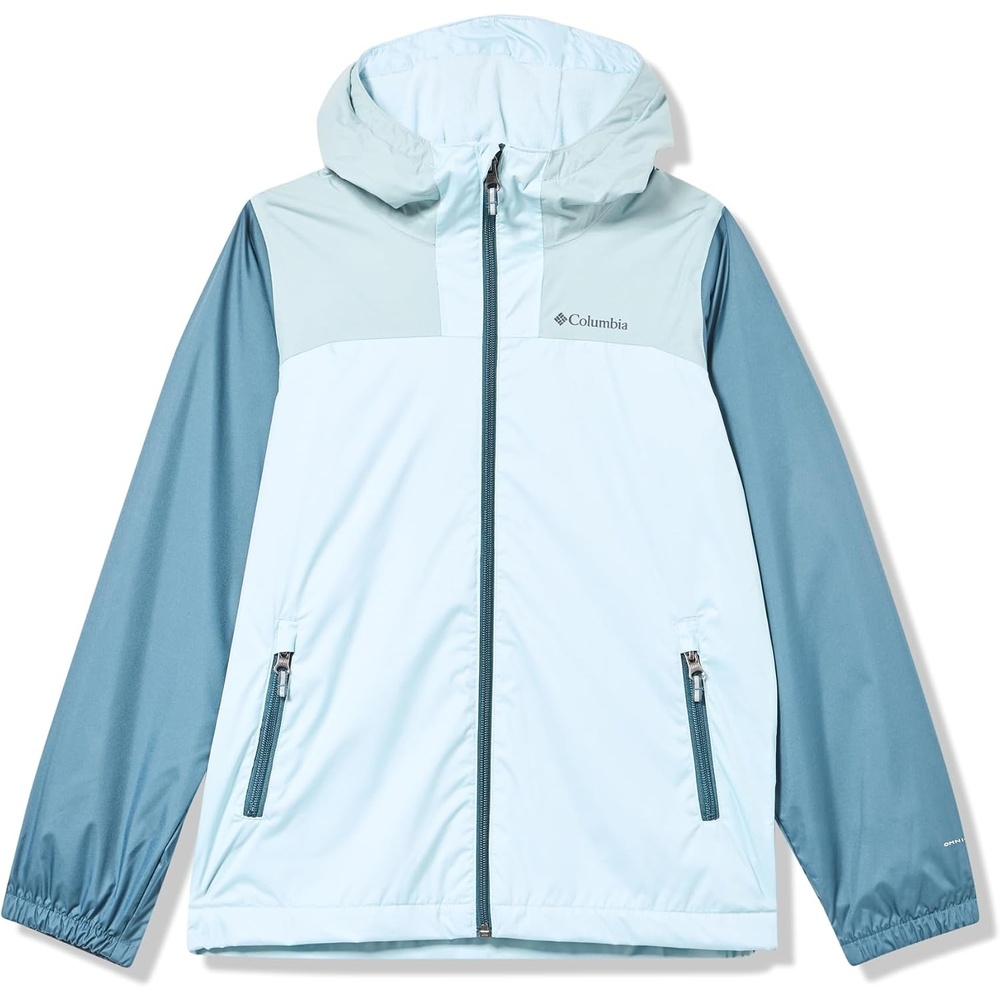 image:imageColumbia Jungen Rainy Trails Iii Fleece Lined Jacket Waterproof Rain Jacket 1er PackMarine LightCrushed BlueEverblue