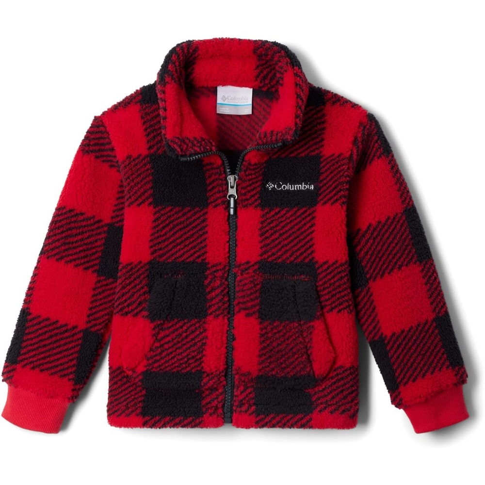 image:imageColumbia Jungen Rugged Ridge Ii Sherpa Full Zip Rugged Ridge II Sherpa Full Zip 1er PackBergrot kariert