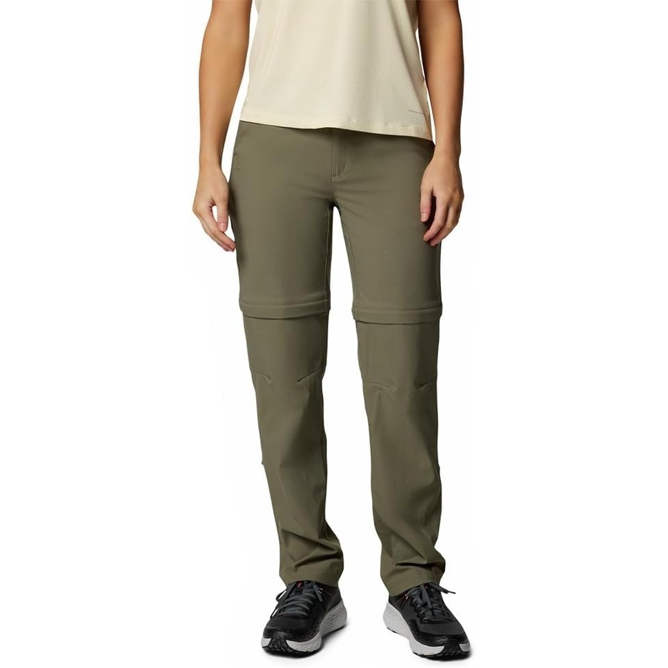 image:imageColumbia Leslie Falls Convertible Pant Wanderhose Zip Off fr DamenStone Green