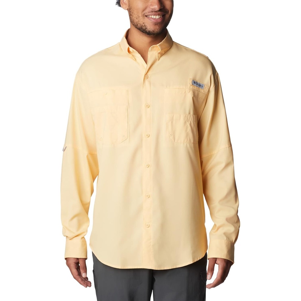 image:imageColumbia PFG Tamiami II Long Sleeve Shirt Langarm Outdoor Wanderhemd fr HerrenKakaobutter