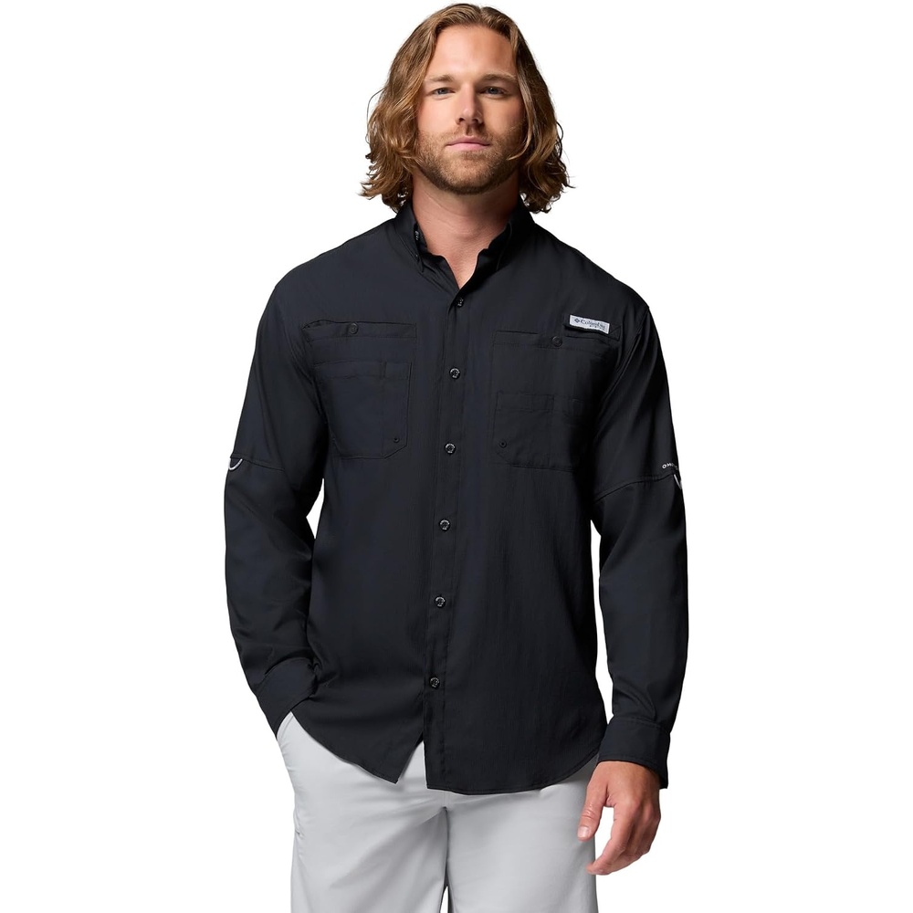 image:imageColumbia PFG Tamiami II Long Sleeve Shirt Langarm Outdoor Wanderhemd fr HerrenSchwarz