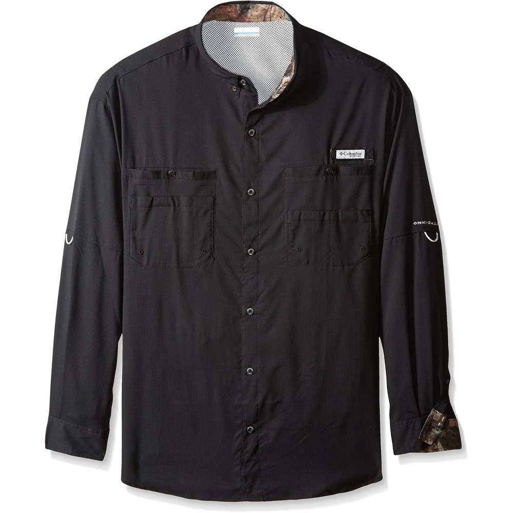 image:imageColumbia PFG Tamiami II Long Sleeve Shirt Langarm Outdoor Wanderhemd fr HerrenSchwarz Breakup Infinity