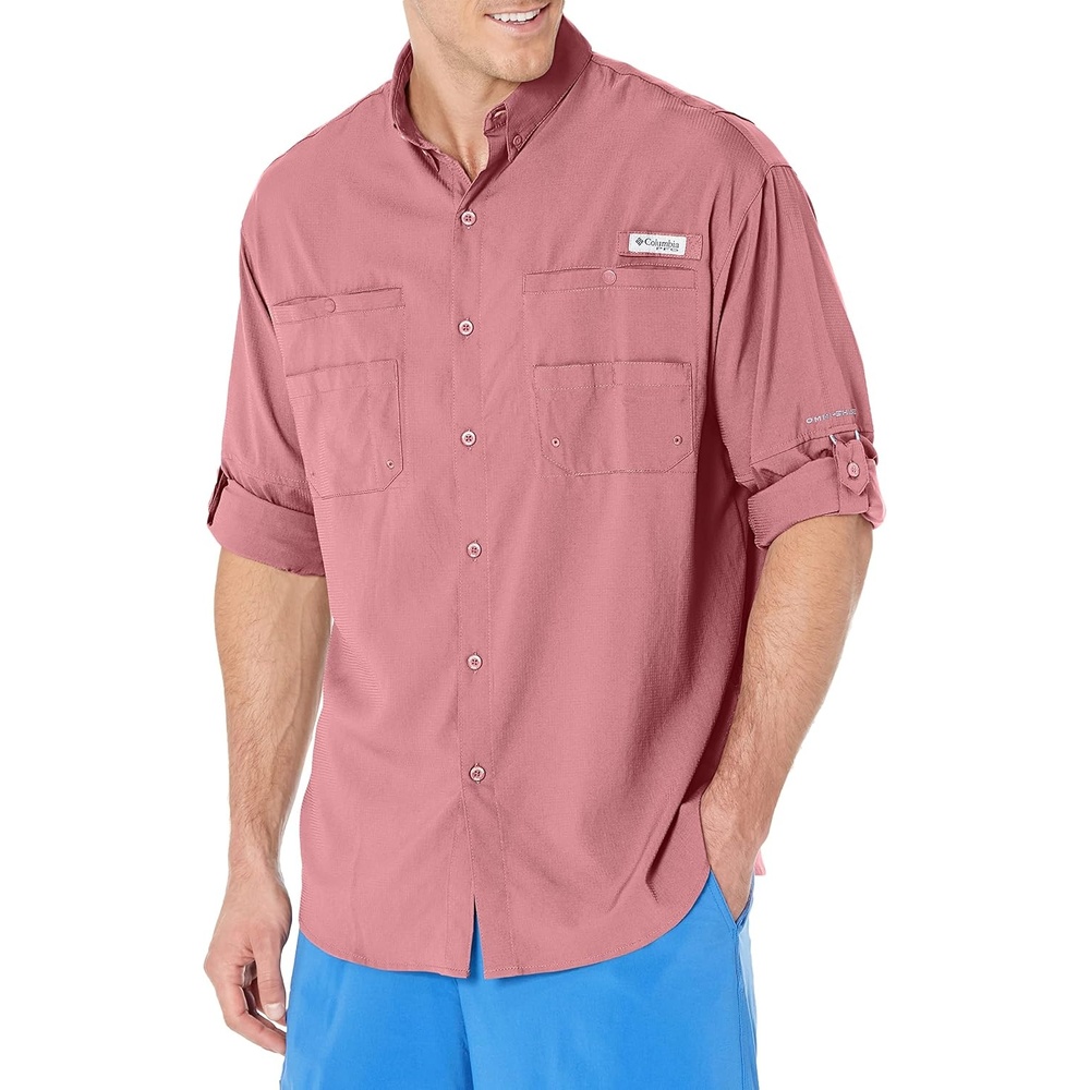 image:imageColumbia PFG Tamiami II Long Sleeve Shirt Langarm Outdoor Wanderhemd fr HerrenSorbet