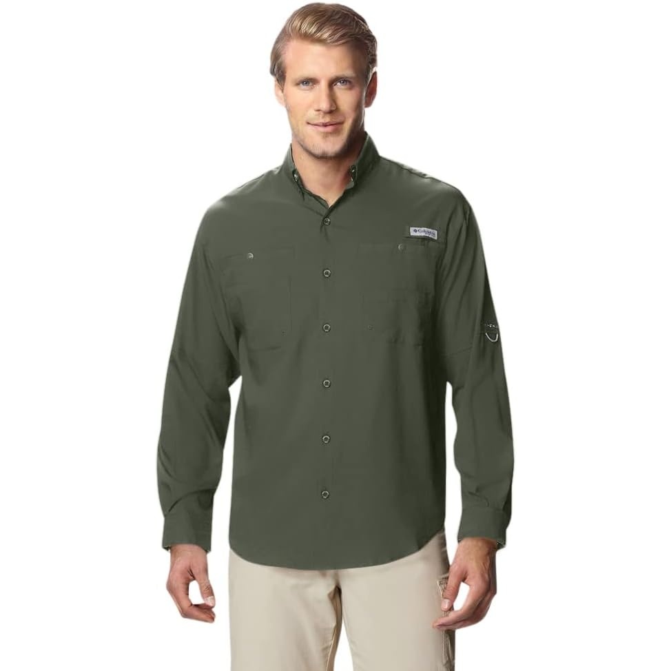 image:imageColumbia PFG Tamiami II Long Sleeve Shirt Langarm Outdoor Wanderhemd fr HerrenZypresse
