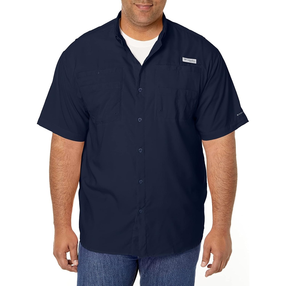 image:imageColumbia PFG Tamiami II Short Sleeve Shirt Kurzarm Outdoor Wanderhemd fr HerrenCollegiate Navy