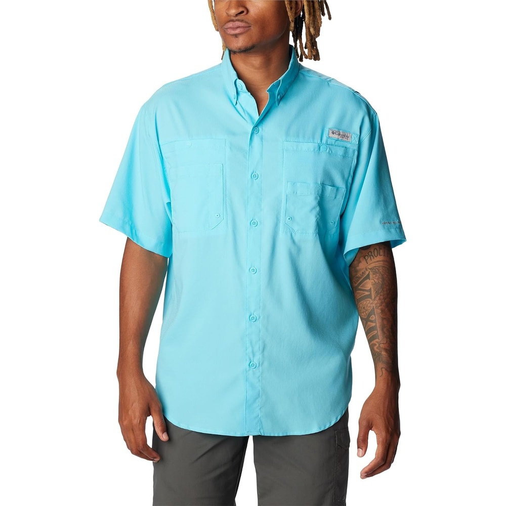 image:imageColumbia PFG Tamiami II Short Sleeve Shirt Kurzarm Outdoor Wanderhemd fr HerrenOpalblau