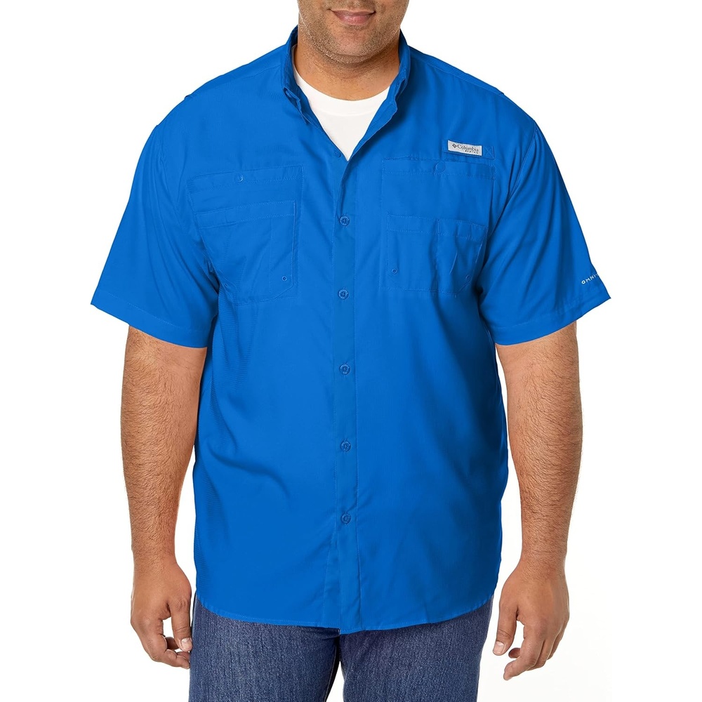 image:imageColumbia PFG Tamiami II Short Sleeve Shirt Kurzarm Outdoor Wanderhemd fr HerrenVivid Blue
