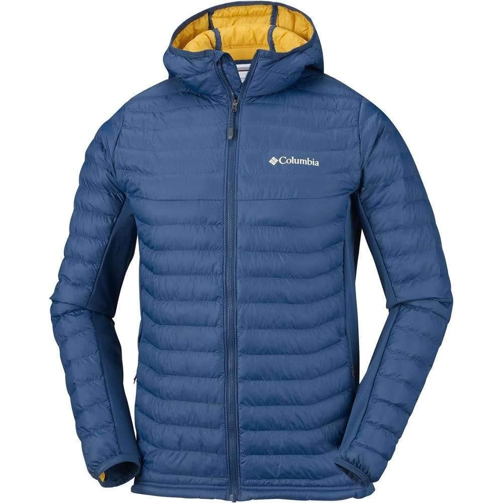 image:imageColumbia Powder Pass Hooded Jacket Steppjacke mit Kapuze fr HerrenCarbon