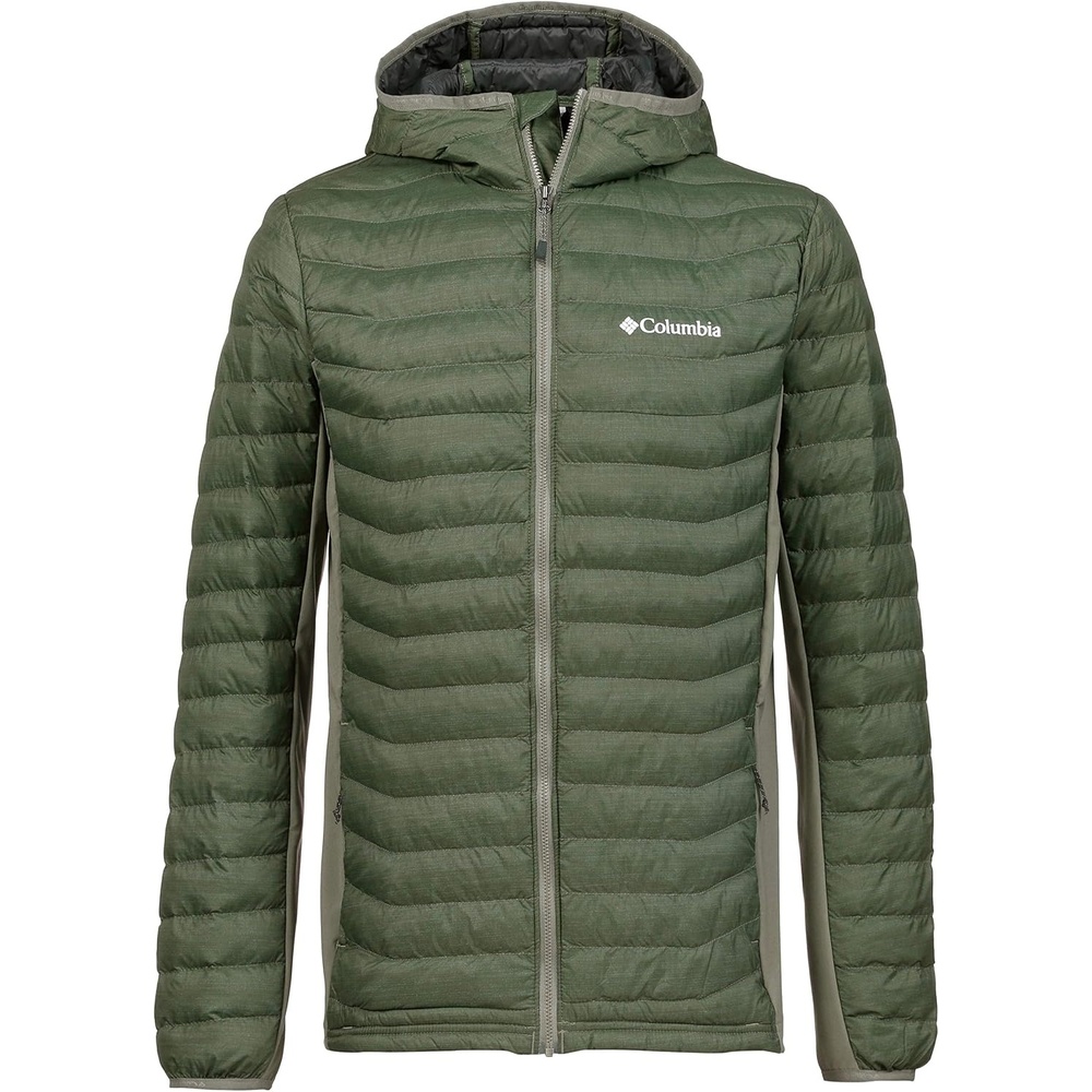 image:imageColumbia Powder Pass Hooded Jacket Steppjacke mit Kapuze fr HerrenCypress Heather