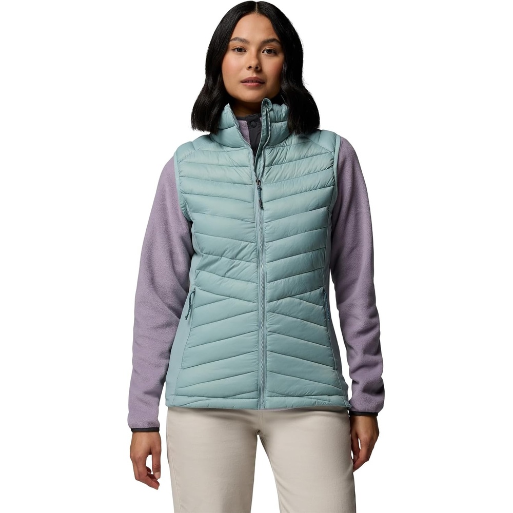 image:imageColumbia Powder Pass III Hybrid Vest Steppweste fr DamenCrushed Blue