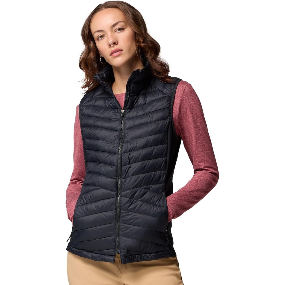image:imageColumbia Powder Pass III Hybrid Vest Steppweste fr DamenSchwarz