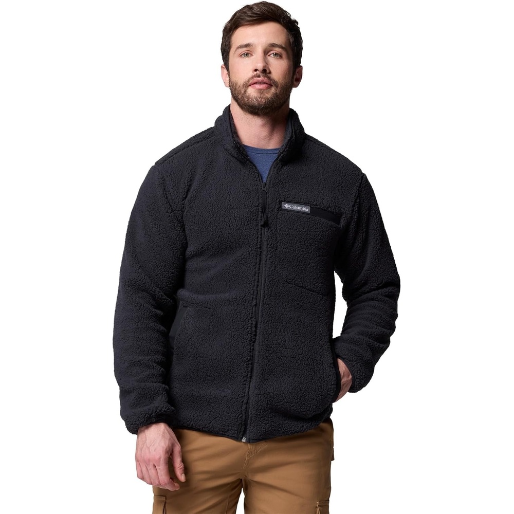 image:imageColumbia Rugged Ridge High Pile Full Zip Fleecejacke mit durchgehendem Reiverschluss fr HerrenSchwarz