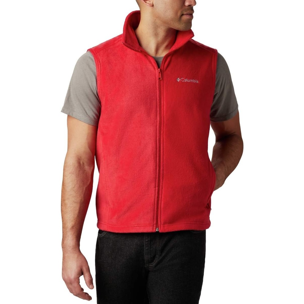 image:imageColumbia Steens Mountain Vest Fleeceweste fr HerrenBergrot