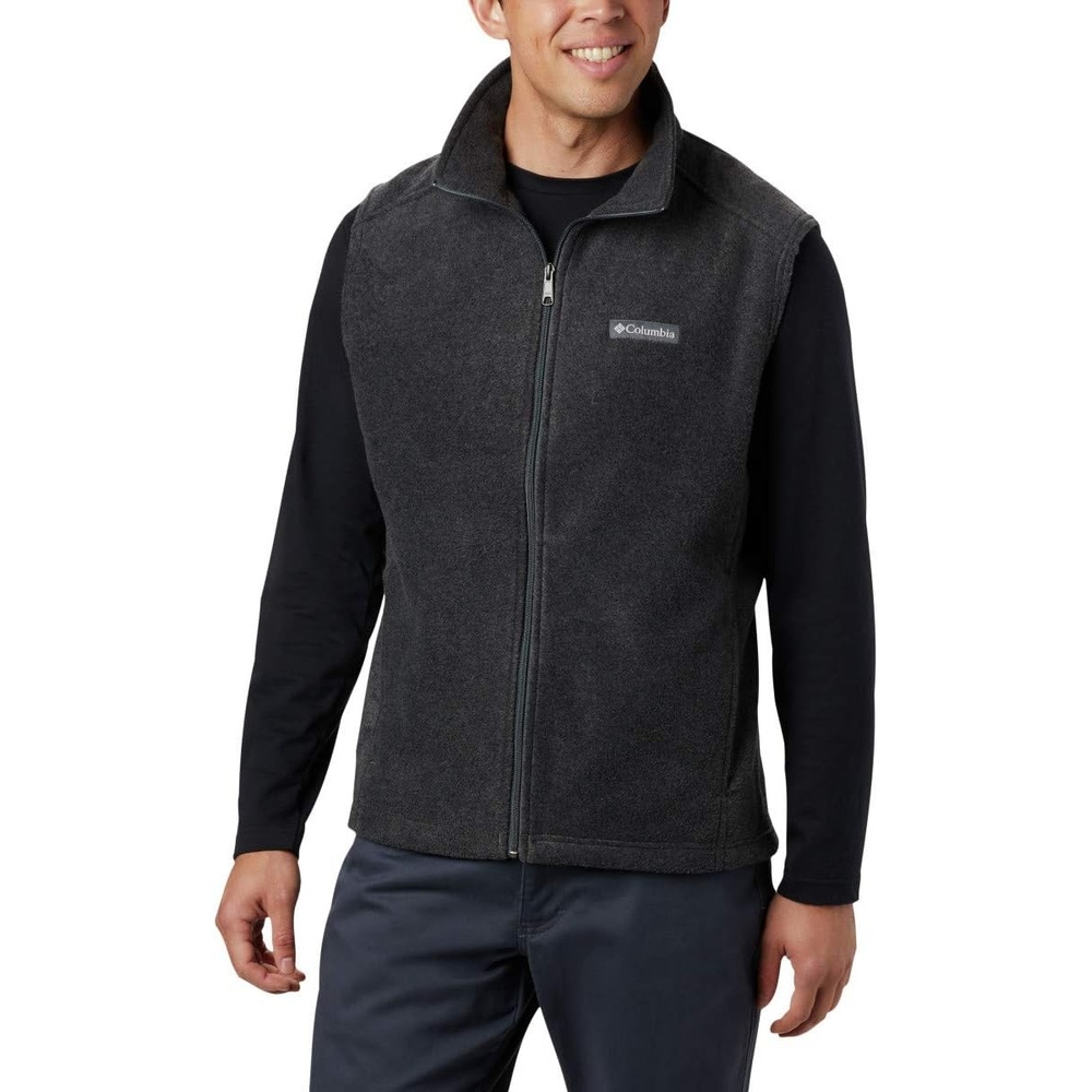image:imageColumbia Steens Mountain Vest Fleeceweste fr HerrenCharcoal Heather