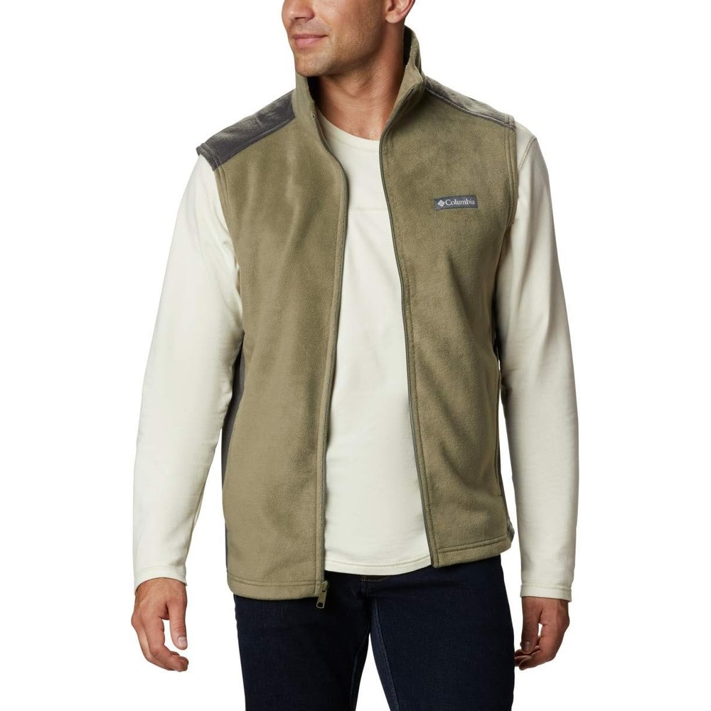 image:imageColumbia Steens Mountain Vest Fleeceweste fr HerrenSteingrnHai