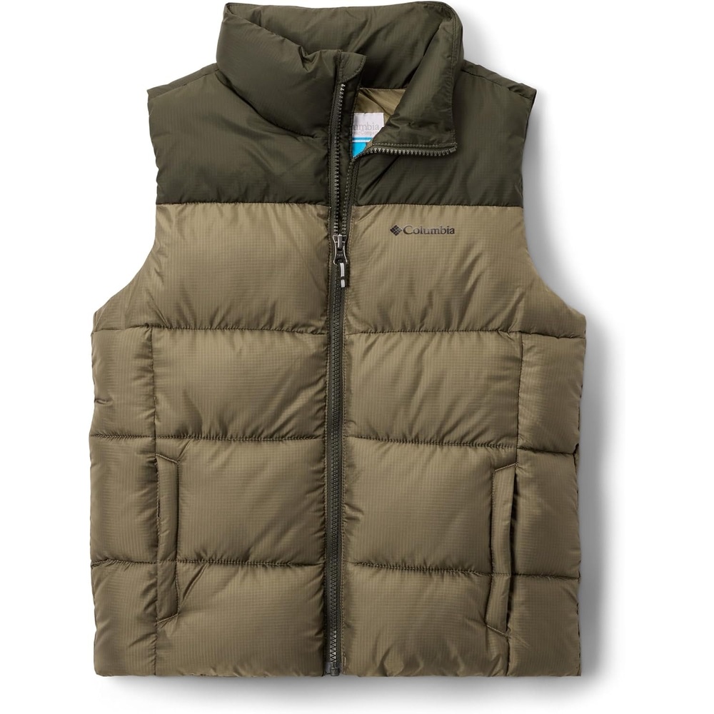 image:imageColumbia Unisex Kinder Puffect Vest Pufferweste Bodywarmer 1er PackStone Green Greenscape 397