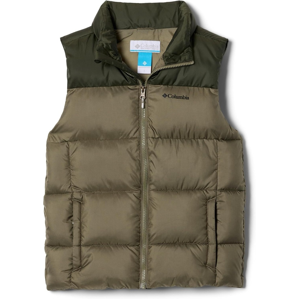 image:imageColumbia Unisex Kinder Puffect Vest Pufferweste Bodywarmer 1er PackStone Green Greenscape