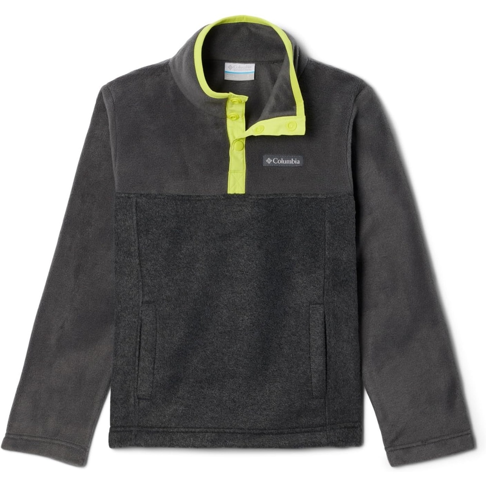 image:imageColumbia Unisex Steen Mtn 14 Snap Fleecepullover fr JugendlicheCharcoal Heather Shark