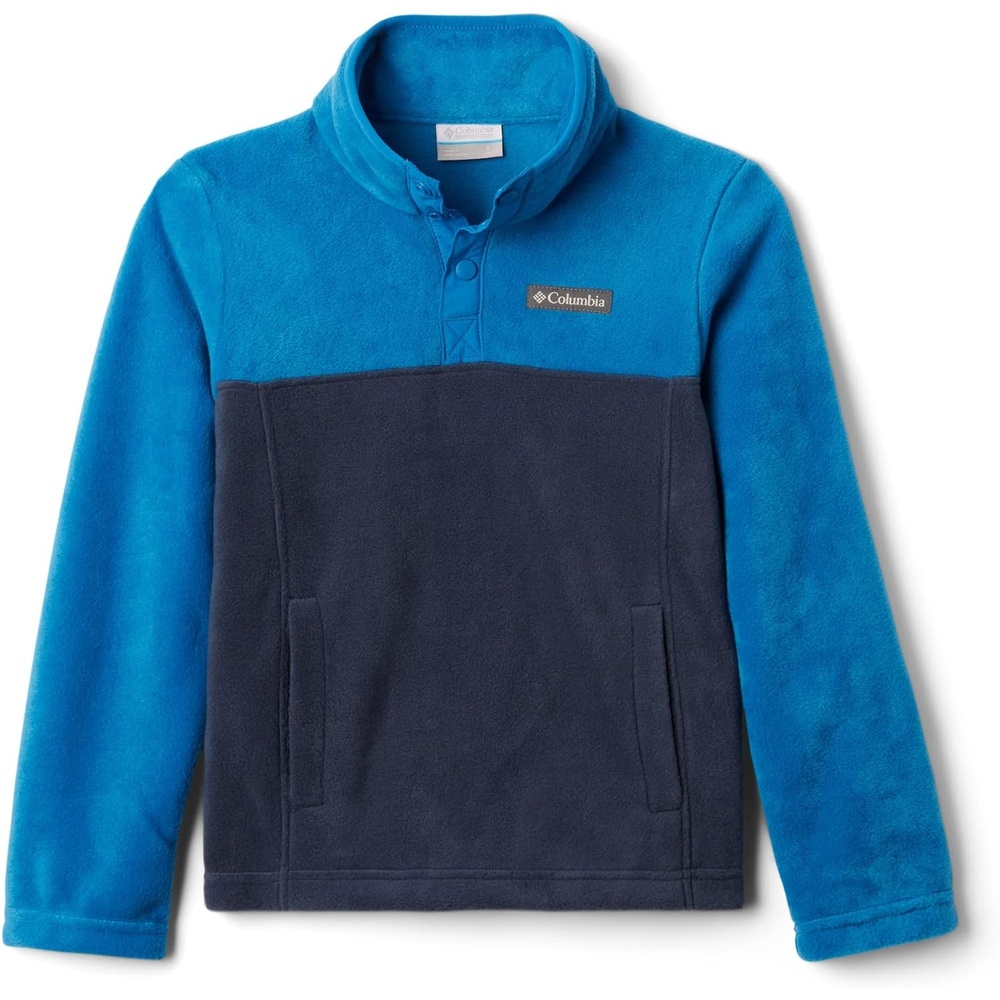 image:imageColumbia Unisex Steen Mtn 14 Snap Fleecepullover fr JugendlicheCollegiate Navy  Bright Indigo